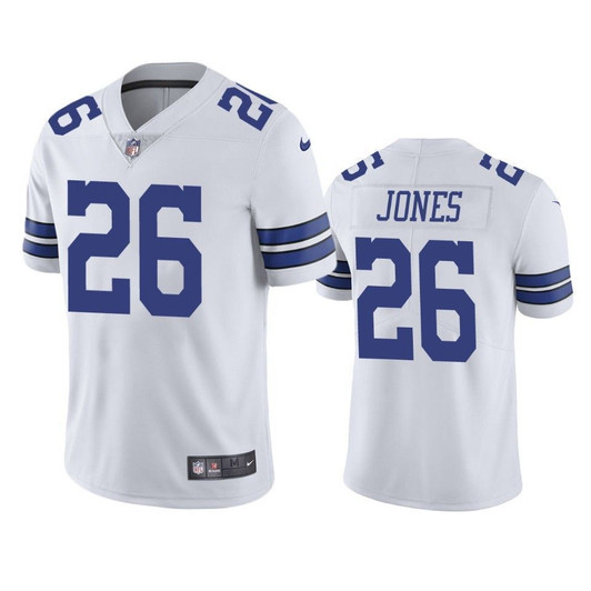 Dallas Cowboys Josh Jones White Vapor Limited 3D Jersey