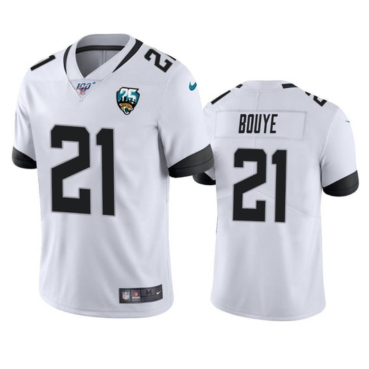 Jacksonville Jaguars A.J. Bouye White 25Th Anniversary Vapor Limited 3D Jersey