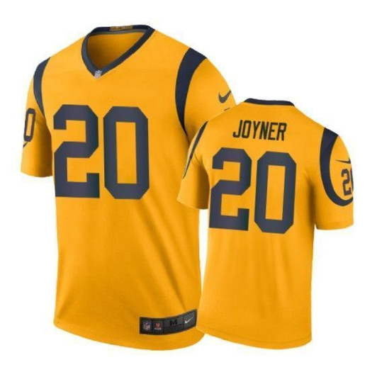 Los Angeles Rams 20 Lamarcus Joyner Color Rush Gold 3D Jersey