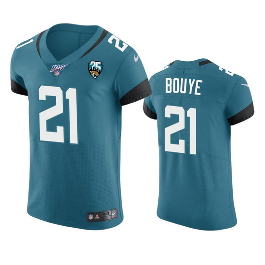 Jacksonville Jaguars A.J. Bouye Teal 25Th Season Vapor Elite 3D Jersey