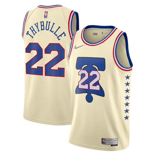 Philadelphia 76Ers Nike Earned Edition Swingman Jersey - Matisse Thybulle - Mens