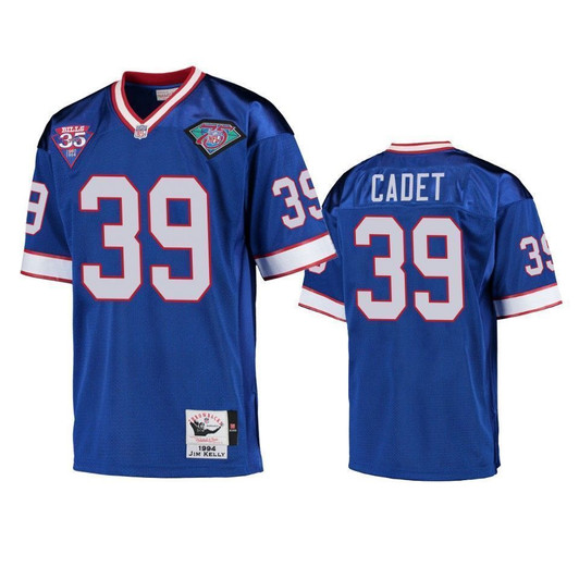Buffalo Bills Travaris Cadet Royal Vintage Replica Men 3D Jersey