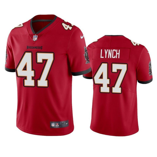 Tampa Bay Buccaneers John Lynch Red 2021 Vapor Limited Mens 3D Jersey