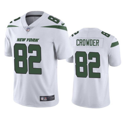 New York Jets Jamison Crowder White 2021 Vapor Untouchable Limited Mens 3D Jersey