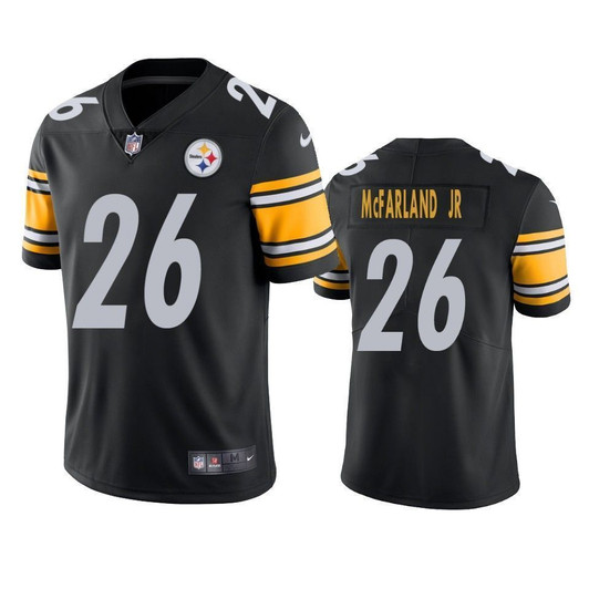 Pittsburgh Steelers Anthony Mcfarland Jr. Black Vapor Untouchable Limited 3D Jersey