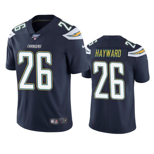 Los Angeles Chargers Casey Hayward Navy 100Th Season Vapor Limited 3D Jersey