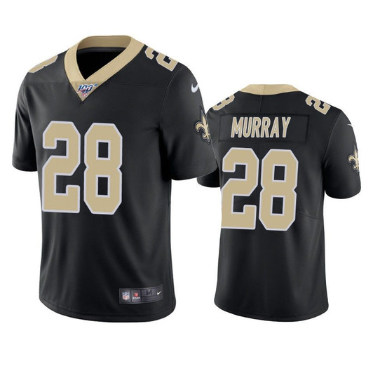 New Orleans Saints Latavius Murray Black 100Th Season Vapor Limited 3D Jersey