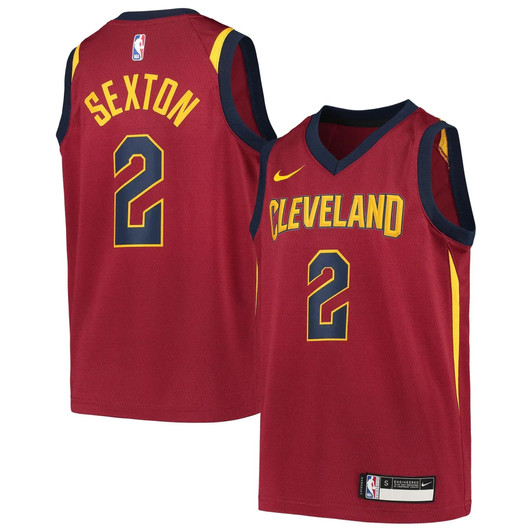 Collin Sexton Cleveland Cavaliers Nike Youth Team Swingman Jersey - Icon Edition - Wine