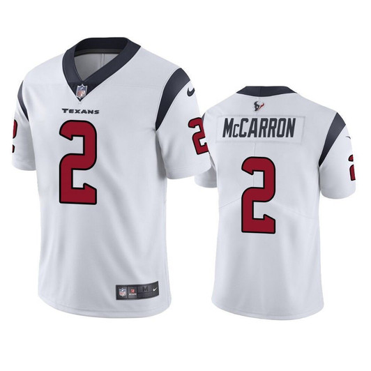 Houston Texans 2 Aj Mccarron White Vapor Untouchable Limited Mens 3D Jersey