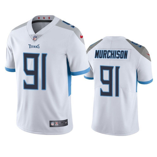 Tennessee Titans Larrell Murchison White Vapor Untouchable Limited 3D Jersey