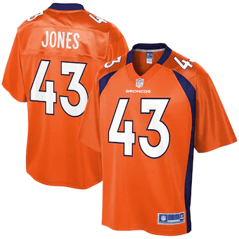 Joseph Jones Denver Broncos Nfl Pro Line Player Orange 3D Jersey