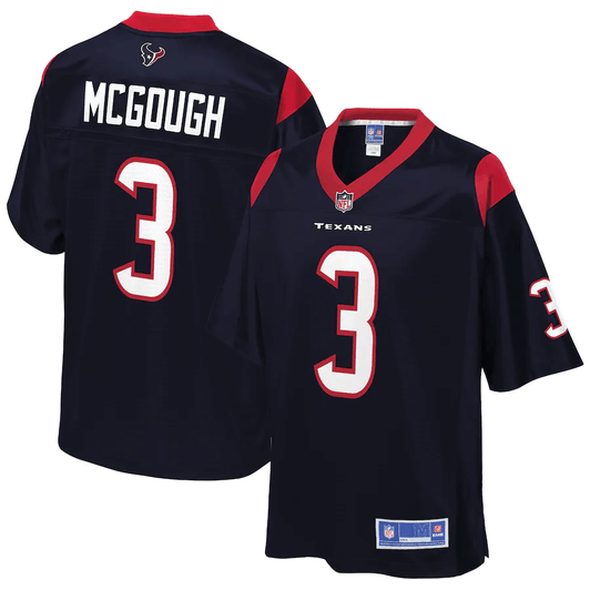 Alex Mcgough Houston Texans Nfl Pro Line Player Navy 3D Jersey