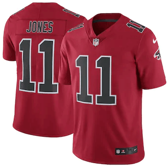 Julio Jones Atlanta Falcons Vapor Untouchable Color Rush Limited Player Red 3D Jersey