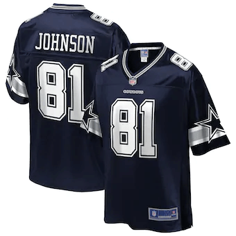 Jonvea Johnson Dallas Cowboys Nfl Pro Line Team Player Navy 3D Jersey