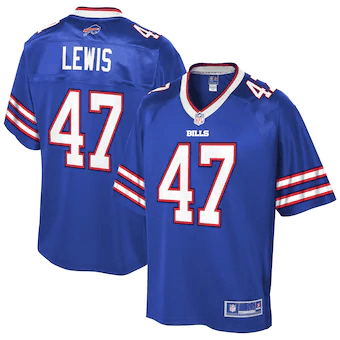 Cam Lewis Buffalo Bills Nfl Pro Line Player Royal 3D Jersey