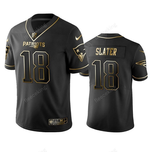New England Patriots Matthew Slater Black Golden Edition 2021 Vapor Untouchable Limited Mens 3D Jersey