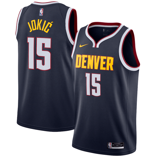 Nikola Jokic Denver Nuggets Nike 2020/21 Swingman Jersey Navy – Icon Edition