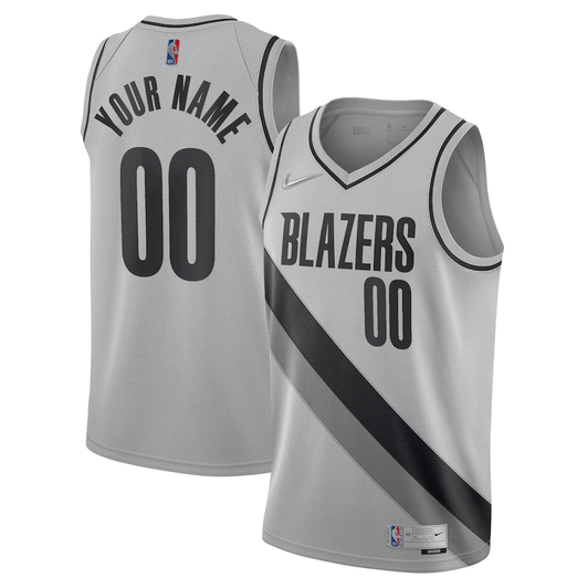 Portland Trail Blazers Nike Earned Edition Swingman Jersey - Custom - Mens