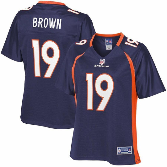 Fred Brown Denver Broncos Nfl Pro Line Woalternate Player Navy 3D Jersey