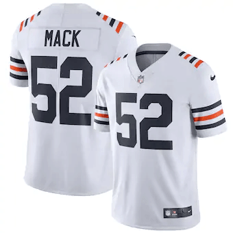 Khalil Mack Chicago Bears 2021 Alternate Classic Vapor Limited White 3D Jersey