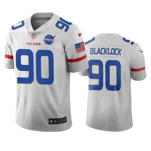 Houston Texans Ross Blacklock White City Edition Vapor Limited 3D Jersey