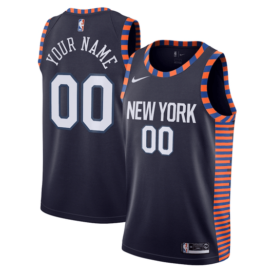 Detroit Pistons Nike 2018/19 Swingman Custom Jersey - City Edition - Black