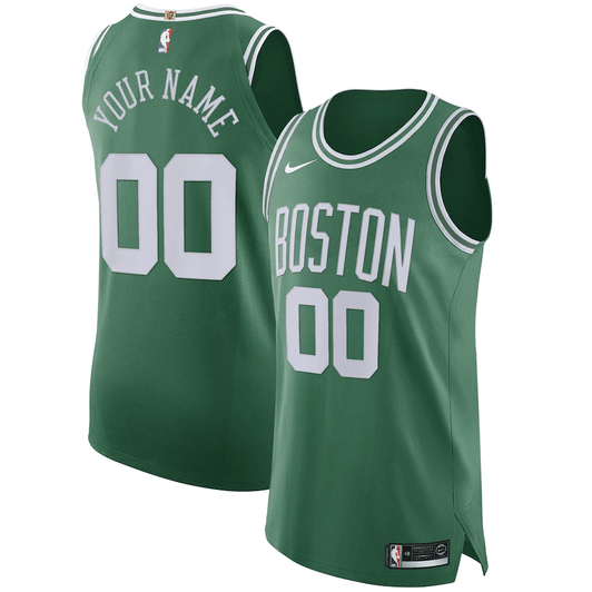 Boston Celtics Nike 2020/21  Custom Jersey Green – Icon Edition