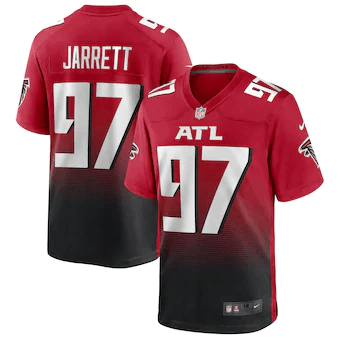 Grady Jarrett Atlanta Falcons 2Nd Alternate Game Red 3D Jersey
