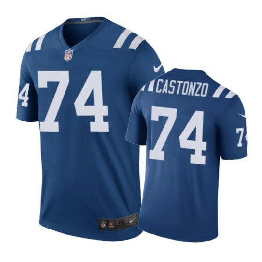 Indianapolis Colts 74 Anthony Castonzo Color Rush Royal 3D Jersey