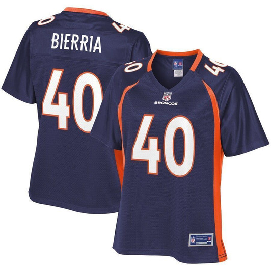 Keishawn Bierria Denver Broncos Nfl Pro Line Woalternate Player Navy 3D Jersey