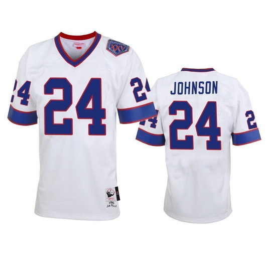 Buffalo Bills Taron Johnson White Vintage Replica Men 3D Jersey