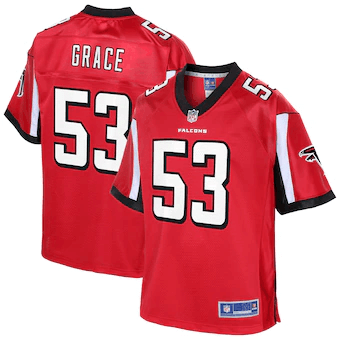 Jermaine Grace Atlanta Falcons Nfl Pro Line Team Player Red 3D Jersey