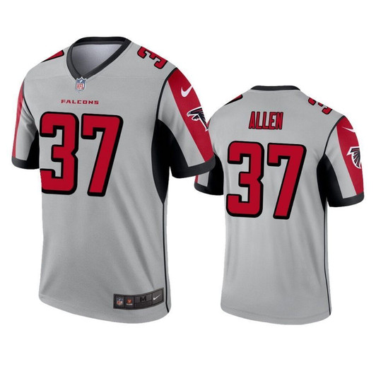 Atlanta Falcons Ricardo Allen Silver Inverted Legend 3D Jersey