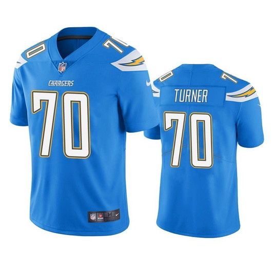 Trai Turner Los Angeles Chargers Light Blue Vapor Limited 3D Jersey