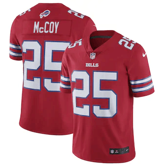 Lesean Mccoy Buffalo Bills Vapor Untouchable Color Rush Limited Player Red 3D Jersey