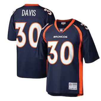 Terrell Davis Denver Broncos Mitchell & Ness Legacy Navy 3D Jersey