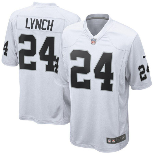 Marshawn Lynch Las Vegas Raiders Game White 3D Jersey