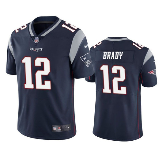 New England Patriots Tom Brady Navy Vapor Untouchable Limited 3D Jersey