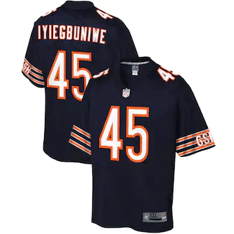 Joel Iyiegbuniwe Chicago Bears Nfl Pro Line Player Navy 3D Jersey