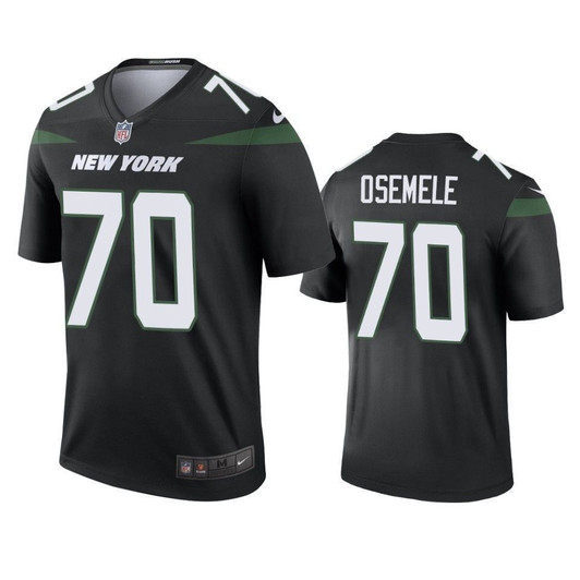 New York Jets Kelechi Osemele Black Color Rush Legend Mens 3D Jersey