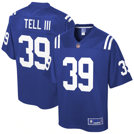 Marvell Tell Iii Indianapolis Colts Nfl Pro Line Team Player Royal 3D Jersey