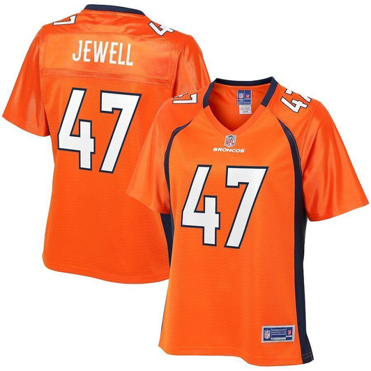 Josey Jewell Denver Broncos Nfl Pro Line Woplayer Orange 3D Jersey
