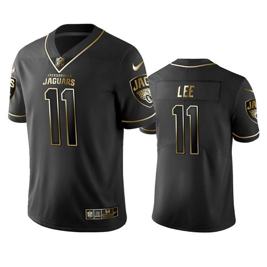 Jacksonville Jaguars Marqise Lee Black Golden Edition 2021 Vapor Untouchable Limited Mens 3D Jersey