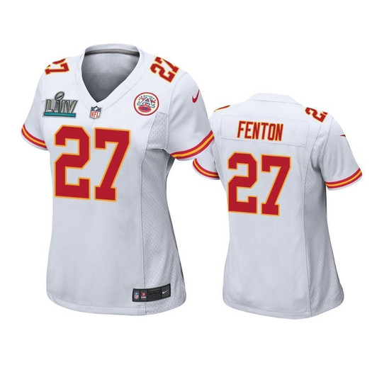Wokansas City Chiefs Rashad Fenton White Super Bowl Liv Game 3D Jersey
