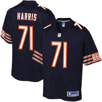 Jonathan Harris Chicago Bears Nfl Pro Line Player Navy 3D Jersey