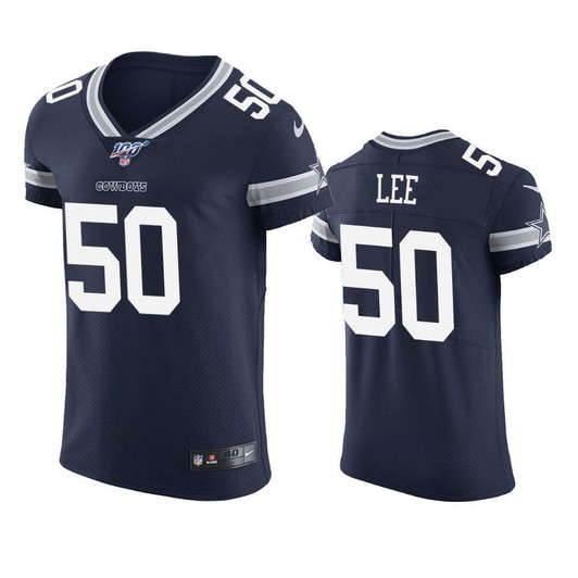 Dallas Cowboys Sean Lee Navy 100Th Season Vapor Elite 3D Jersey