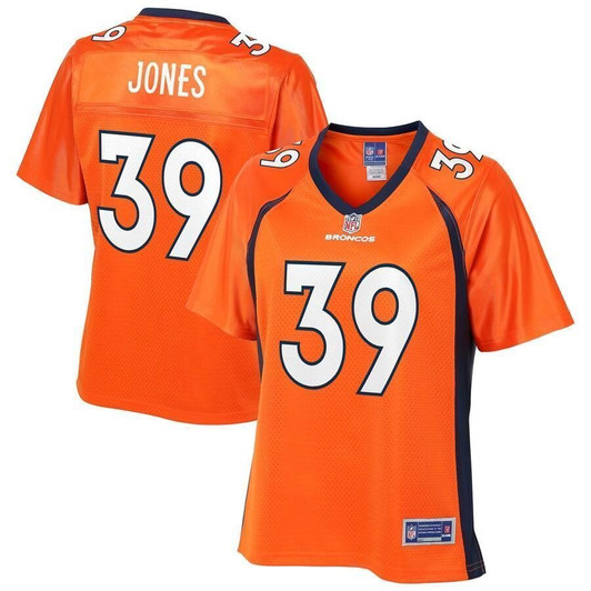 Cyrus Jones Denver Broncos Nfl Pro Line Woplayer Orange 3D Jersey