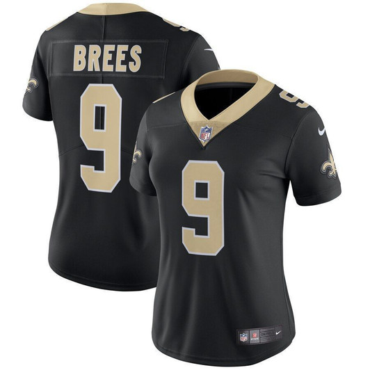 Drew Brees New Orleans Saints Wovapor Untouchable Limited Player Black 3D Jersey