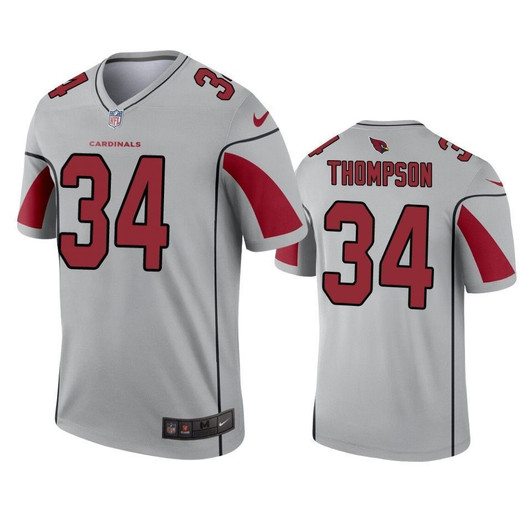 Arizona Cardinals Jalen Thompson Silver Inverted Legend 3D Jersey