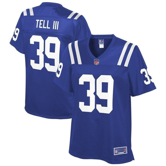 Marvell Tell Iii Indianapolis Colts Nfl Pro Line Woteam Player Royal 3D Jersey